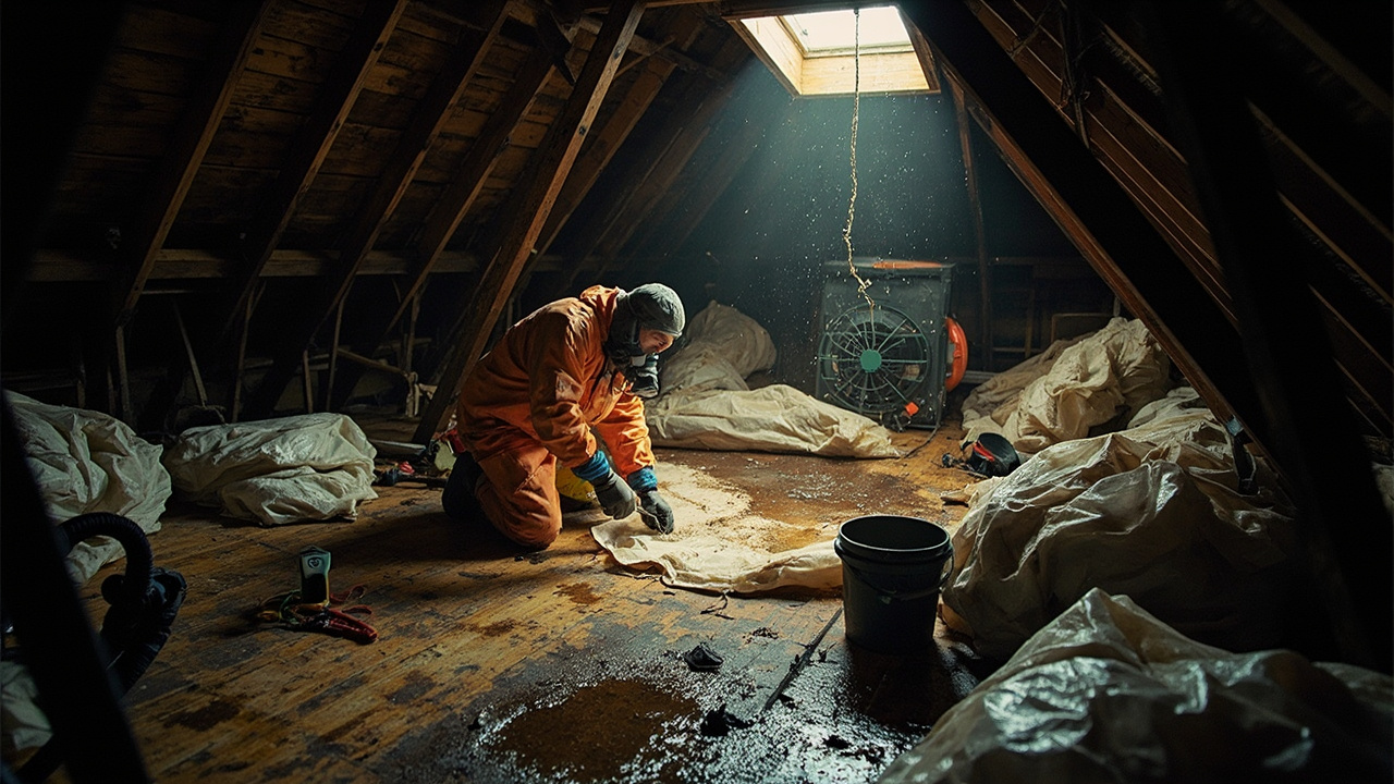 Attic Water Damage Cleanup in Cleveland | Expert Attic Flood Restoration for Homes and Businesses