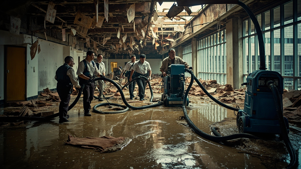 Our Commercial Water Damage Restoration Methodology