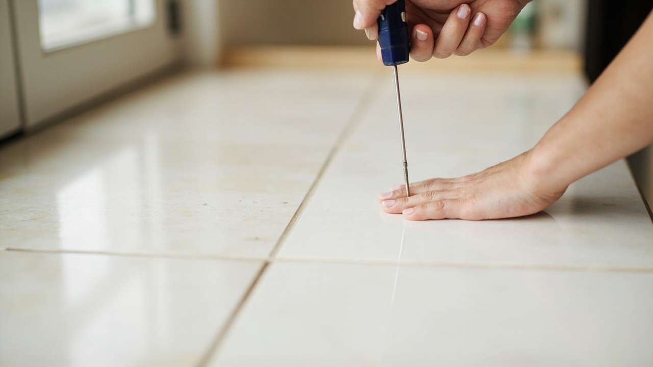 Can water get trapped under the tile in your Woodmere kitchen?