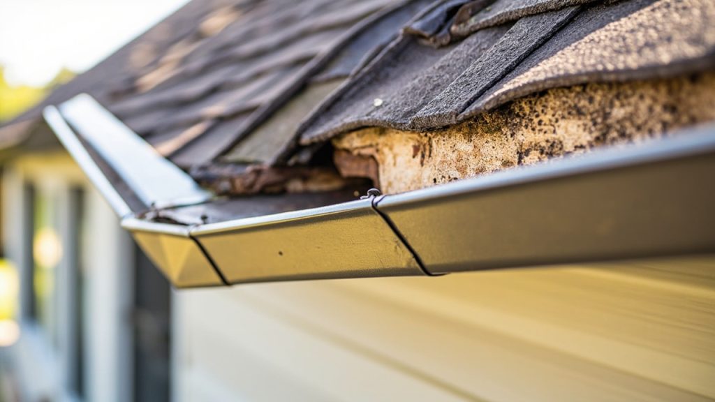 Dealing with water damage from a chimney leak in o