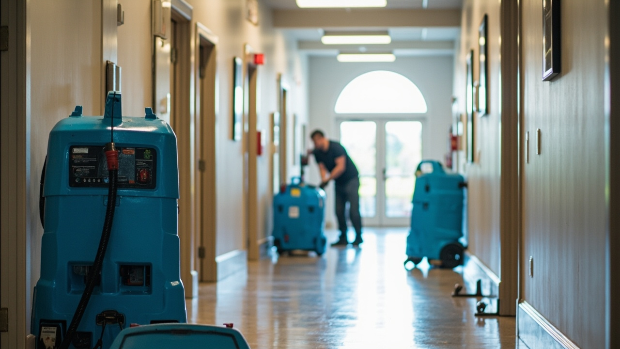 What happens when a commercial fire sprinkler system goes off accidentally in Independence
